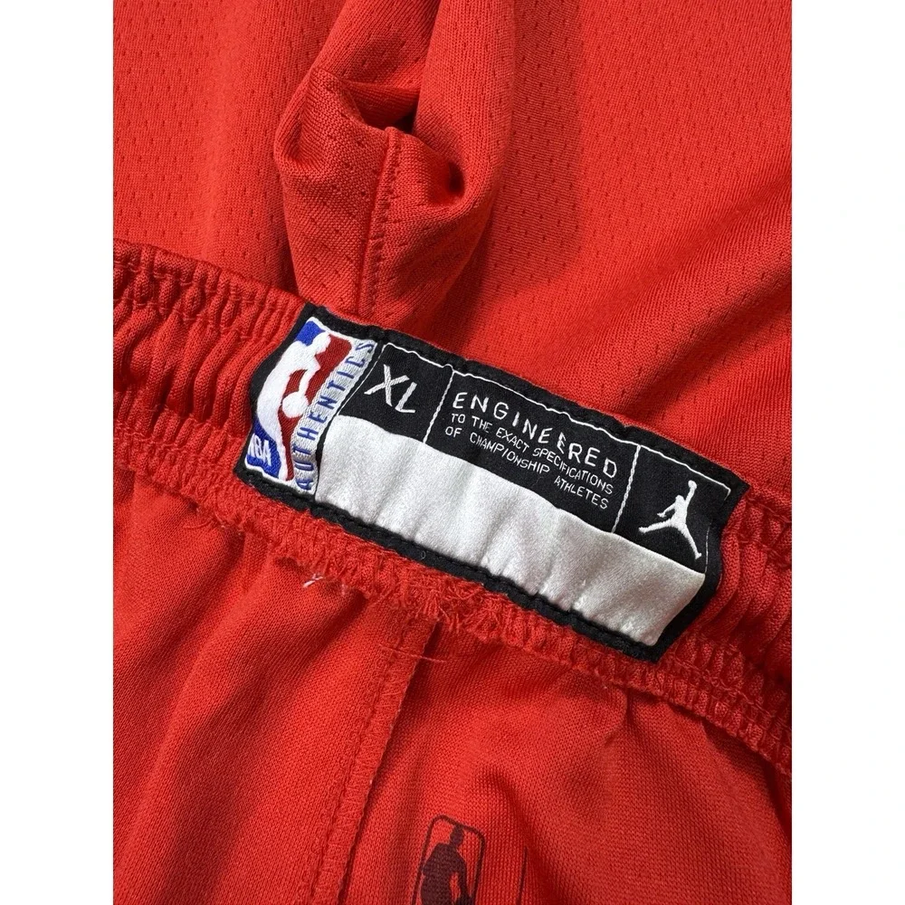 Philadelphia 76ers Nike NBA Basketball Shorts Boys XL Red Dri-Fit NBA SS3RD